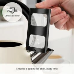 Morphy Richards Venture Cream Pyramid Kettle -Morphy Richards Sales Store 100132 Limescale Filter text