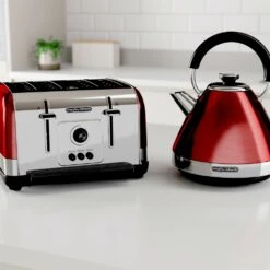 Morphy Richards Venture Red 4 Slice Toaster -Morphy Richards Sales Store 100133 240133