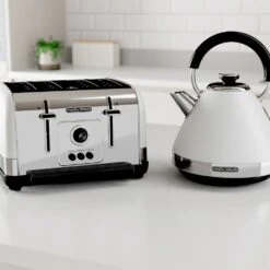 Morphy Richards Venture White 4 Slice Toaster -Morphy Richards Sales Store 100134 240134 1