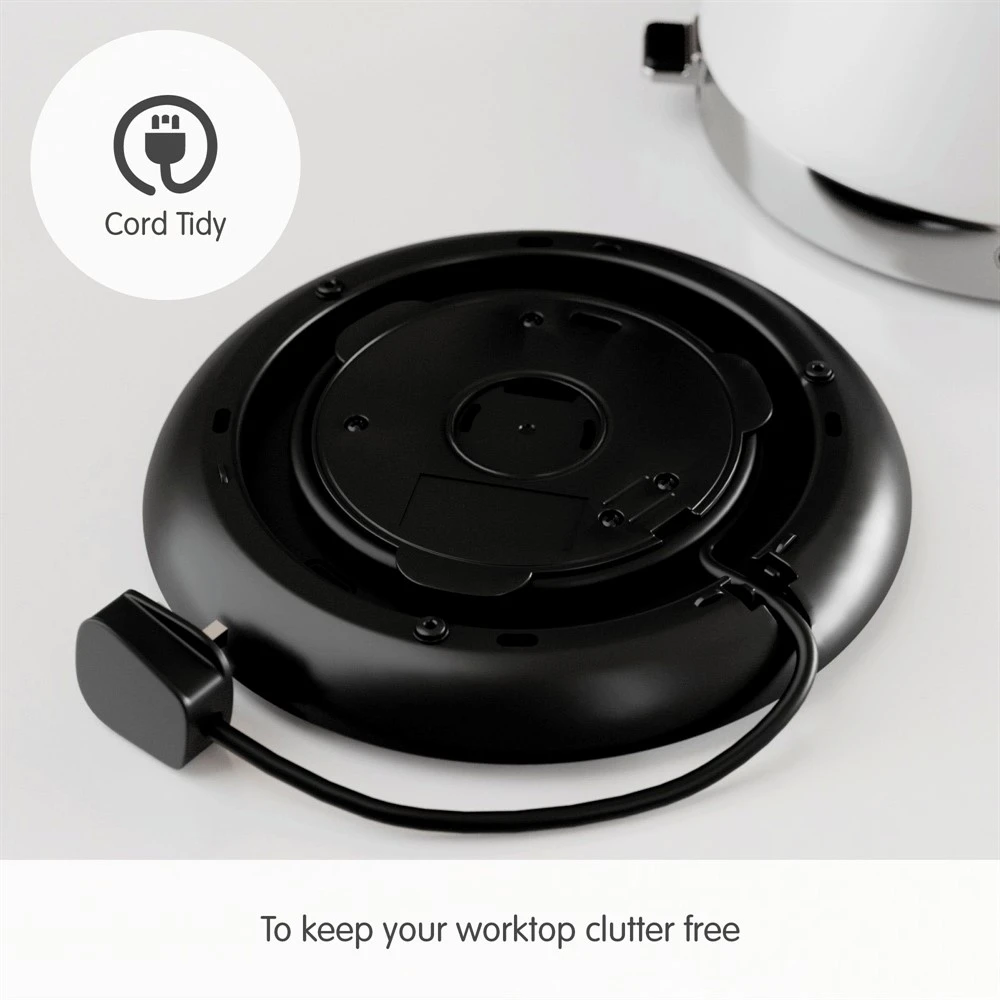 Morphy Richards Venture White Pyramid Kettle 8 Morphy Richards Venture White Pyramid Kettle - Image 6