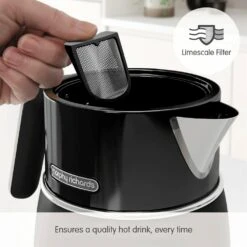 Morphy Richards Signature Opulent Black Kettle 12 Morphy Richards Signature Opulent Black Kettle -Morphy Richards Sales Store 100744 Limescale Filter text