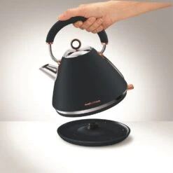 Morphy Richards Rose Gold and Midnight Blue Traditional Kettle -Morphy Richards Sales Store 102039 360