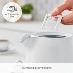 Morphy Richards Verve White Jug Kettle -Morphy Richards Sales Store 103012 Anti limescale filter text