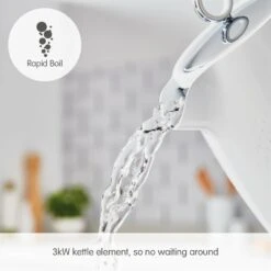 Morphy Richards Verve White Jug Kettle -Morphy Richards Sales Store 103012 Rapid Boil text