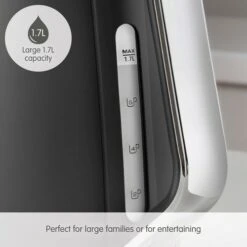 Morphy Richards Illumination Titanium Stainless Steel Jug Kettle 13 Morphy Richards Illumination Titanium Stainless Steel Jug Kettle -Morphy Richards Sales Store 108022 1.7L Capacity text