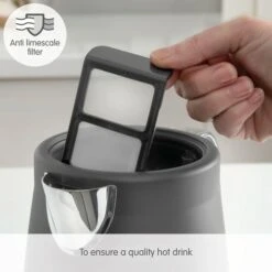 Morphy Richards Illumination Titanium Stainless Steel Jug Kettle 14 Morphy Richards Illumination Titanium Stainless Steel Jug Kettle -Morphy Richards Sales Store 108022 Anti limescale filter text