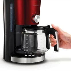 Morphy Richards Evoke Red Filter Coffee Machine -Morphy Richards Sales Store 162522 jug