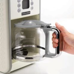 Morphy Richards Vector Cream Pour Over Filter Coffee Machine -Morphy Richards Sales Store 163004 glass jug