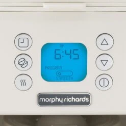 Morphy Richards Vector Cream Pour Over Filter Coffee Machine -Morphy Richards Sales Store 163004 program time