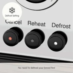 Morphy Richards Venture Cream 4 Slice Toaster -Morphy Richards Sales Store 240132 Defrost Setting text