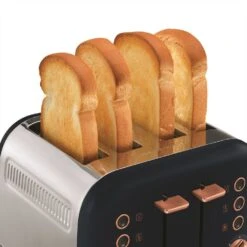 Morphy Richards Rose Gold and Midnight Blue 4 Slice Toaster 11 Morphy Richards Rose Gold and Midnight Blue 4 Slice Toaster -Morphy Richards Sales Store 242039 pop20up