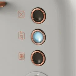 Morphy Richards Rose Gold and Ocean Grey 4 Slice Toaster -Morphy Richards Sales Store 242040 illuminate