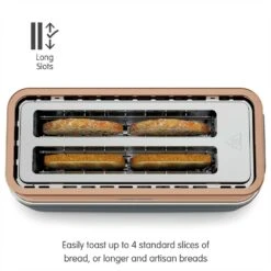 Morphy Richards Signature Opulent Copper Toaster -Morphy Richards Sales Store 245742 Long Slots text