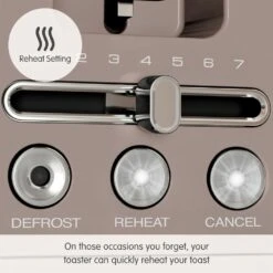 Morphy Richards Signature Opulent Gold Toaster -Morphy Richards Sales Store 245743 Reheat Setting text