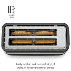 Morphy Richards Signature Opulent Black Toaster -Morphy Richards Sales Store 245744 Long Slots text