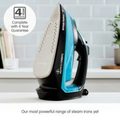 Morphy Richards Turbosteam Pro Digital Intellitemp 40g Steam Output Iron -Morphy Richards Sales Store 303210 4 Year Guarantee text 1