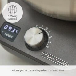 Morphy Richards MixStar Compact Stand Mixer -Morphy Richards Sales Store 400520 6 Mixing Speeds text