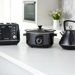 Morphy Richards Black Sear and Stew Slow Cooker 3.5L -Morphy Richards Sales Store 46001220Morphy203.5L20Black20Evoke20Slow20Cooker Black20Range20Shot
