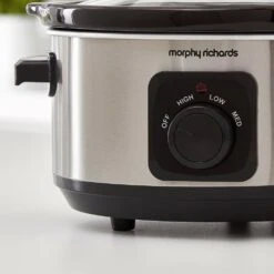 Morphy Richards Brushed Stainless Steel 3.5L Slow Cooker 12 Morphy Richards Brushed Stainless Steel 3.5L Slow Cooker -Morphy Richards Sales Store 460017 settings