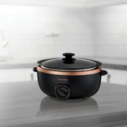 Morphy Richards Sear and Stew Rose Gold Slow Cooker 6.5L -Morphy Richards Sales Store 461016 stew