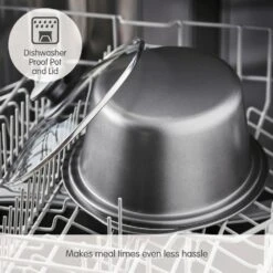 Morphy Richards Sear and Stew 6.5L Oval Slow Cooker Titanium -Morphy Richards Sales Store 461022 Dishwasher Proof text