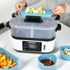 Morphy Richards Plastic Intellisteam Food Steamer 13 Morphy Richards Plastic Intellisteam Food Steamer -Morphy Richards Sales Store 470003 healthy eating