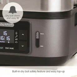 Morphy Richards Intellisteam Food Steamer 20 Morphy Richards Intellisteam Food Steamer -Morphy Richards Sales Store 470006 Dry boil alarm