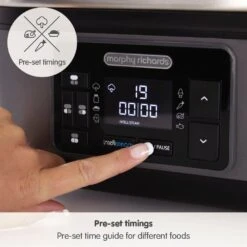 Morphy Richards Intellisteam Food Steamer 16 Morphy Richards Intellisteam Food Steamer -Morphy Richards Sales Store 470006 pre set timings