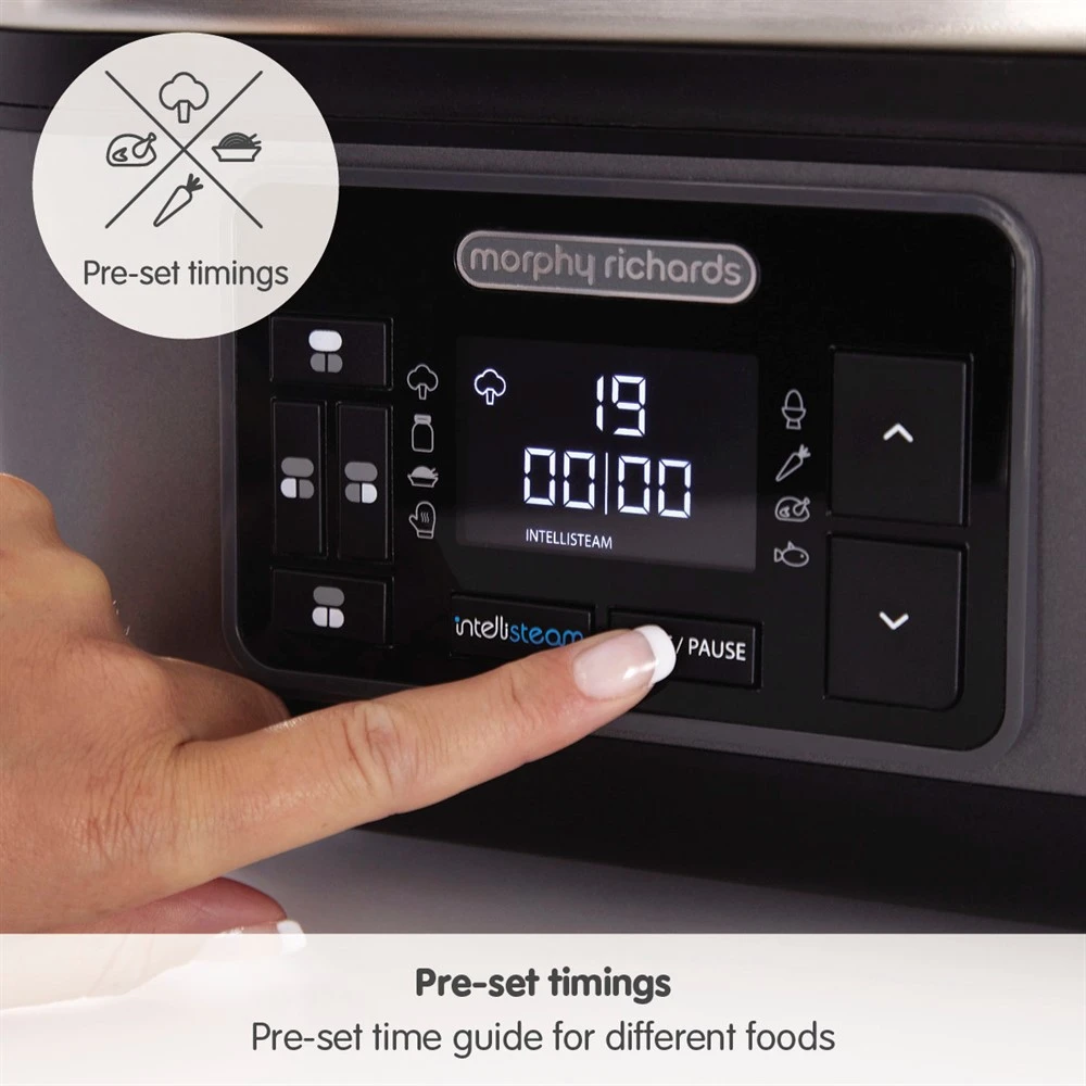 Morphy Richards Intellisteam Food Steamer 5 Morphy Richards Intellisteam Food Steamer - Image 3