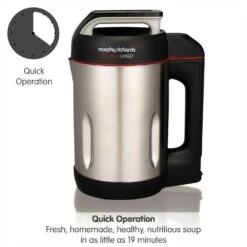 Morphy Richards Saute and Soup Soup Maker -Morphy Richards Sales Store 501014 quick20operation