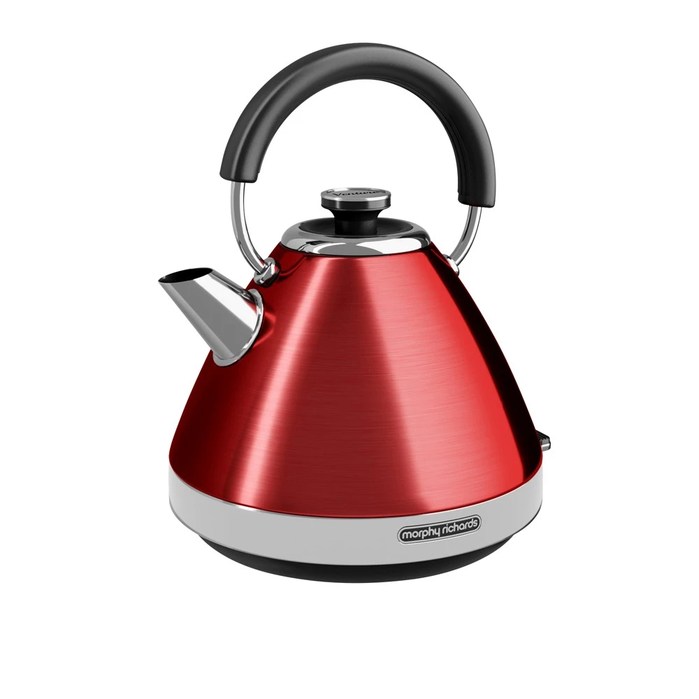 Morphy Richards Venture Red Pyramid Kettle 3 Morphy Richards Venture Red Pyramid Kettle