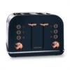 Morphy Richards Rose Gold and Midnight Blue 4 Slice Toaster -Morphy Richards Sales Store HR242039