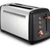 Morphy Richards Rose Gold Collection Black 4 Slice Long Slot Toaster 2 Morphy Richards Rose Gold Collection Black 4 Slice Long Slot Toaster -Morphy Richards Sales Store HR245036