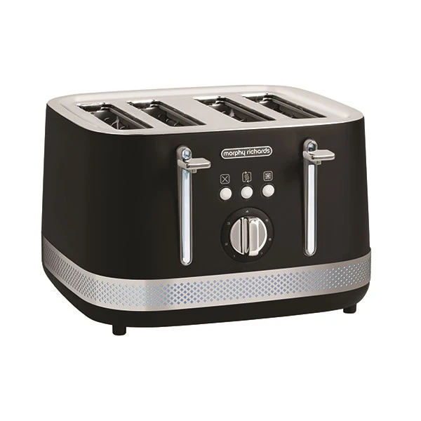 Morphy Richards Illumination Black Stainless Steel 4 Slice Toaster 3 Morphy Richards Illumination Black Stainless Steel 4 Slice Toaster
