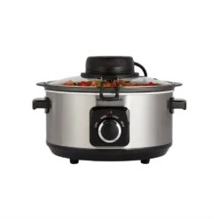 Morphy Richards Sear, Stew and Stir 3.5L Silver Slow Cooker