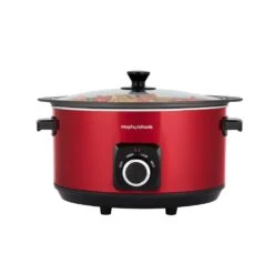 Deals Morphy Richards Store 37 Morphy Richards Red Sear and Stew Slow Cooker 6.5L