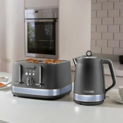 Morphy Richards Illumination Titanium Stainless Steel 4 Slice Toaster -Morphy Richards Sales Store lifestyle 1 1